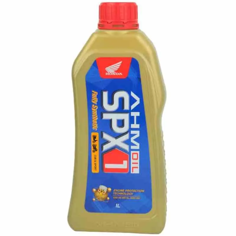 Rekomendasi Oli Supra X 125 salah satunya AHM Oil SPX 1 (10W-30)
